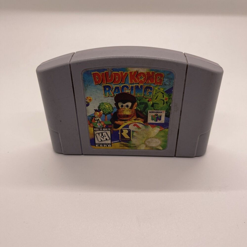 Diddy Kong Racing (Nintendo 64, 1997) N64 Game Cartridge Tested Working